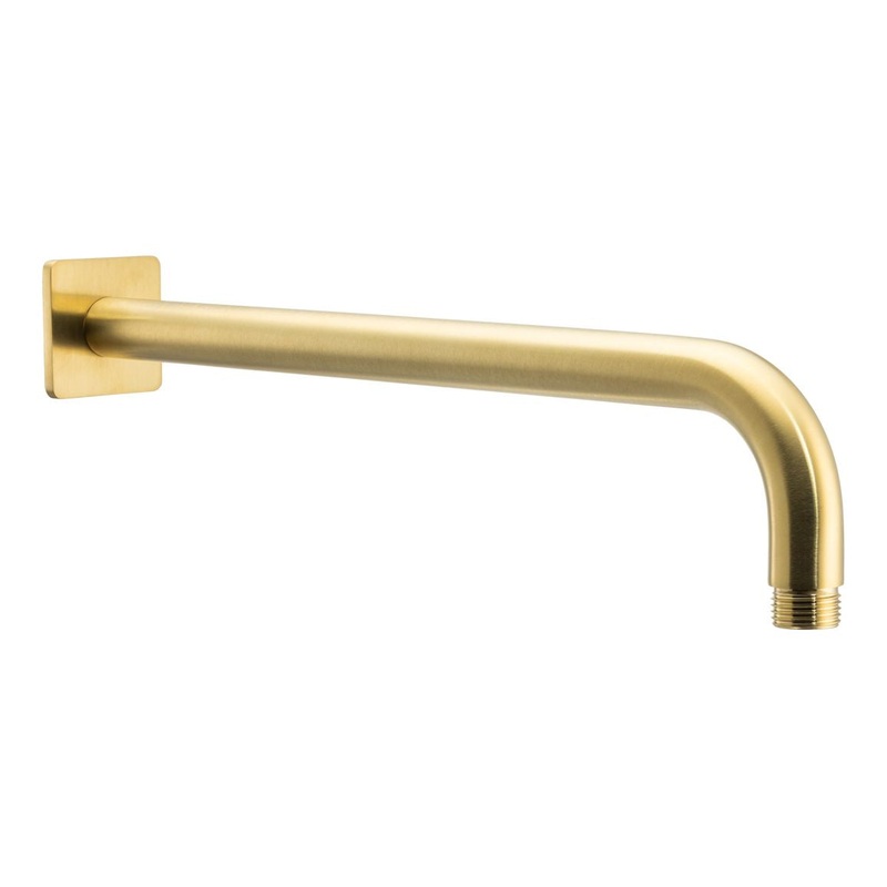 Abode Uno Wall Shower Arm – Brushed Brass