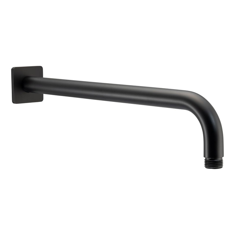 Abode Uno Wall Shower Arm – Matt Black