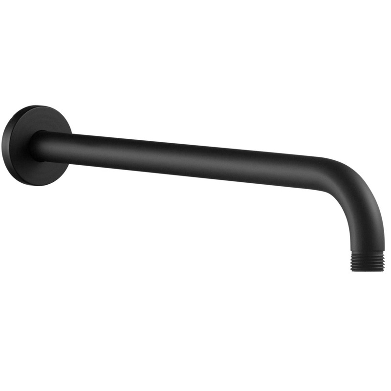 Berry 320mm Round Shower Arm – Matt Black