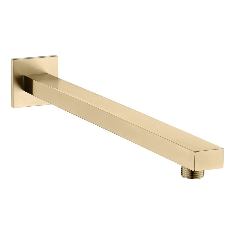 Engleman 350mm Square Shower Arm – Brushed Brass