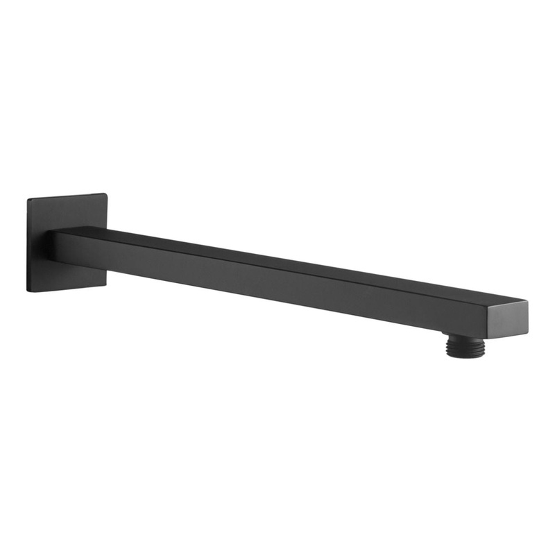 Engleman 350mm Square Shower Arm – Matt Black