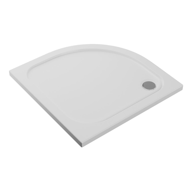 Quadrant Tray & Waste – White|800mm|900mm