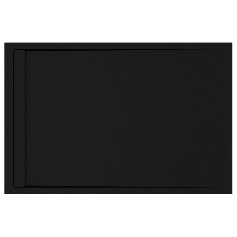 Rectangular Tray & Waste – Black
