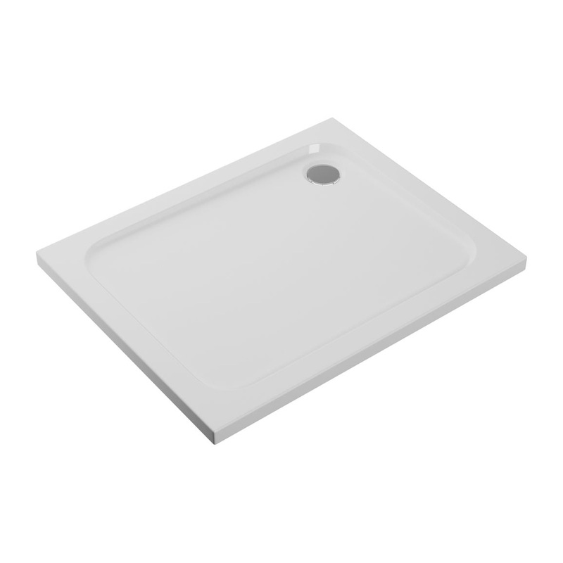 Rectangular Tray & Waste – White