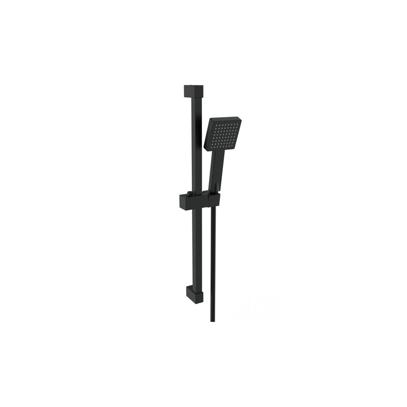 Square Slider Rail Kit & Single Mode Handset – Matt Black