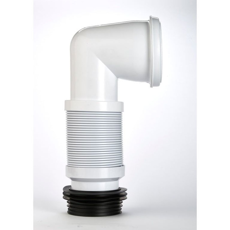 Make Flexible WC Pan Connector With 90 Degree Bend 300-600mm