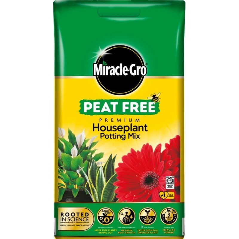 Miracle-Gro Houseplant Potting Mix Peat Free Compost