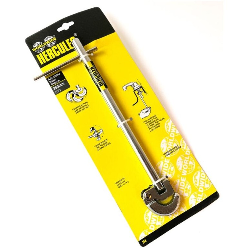 Hercules Adjustable Basin Wrench