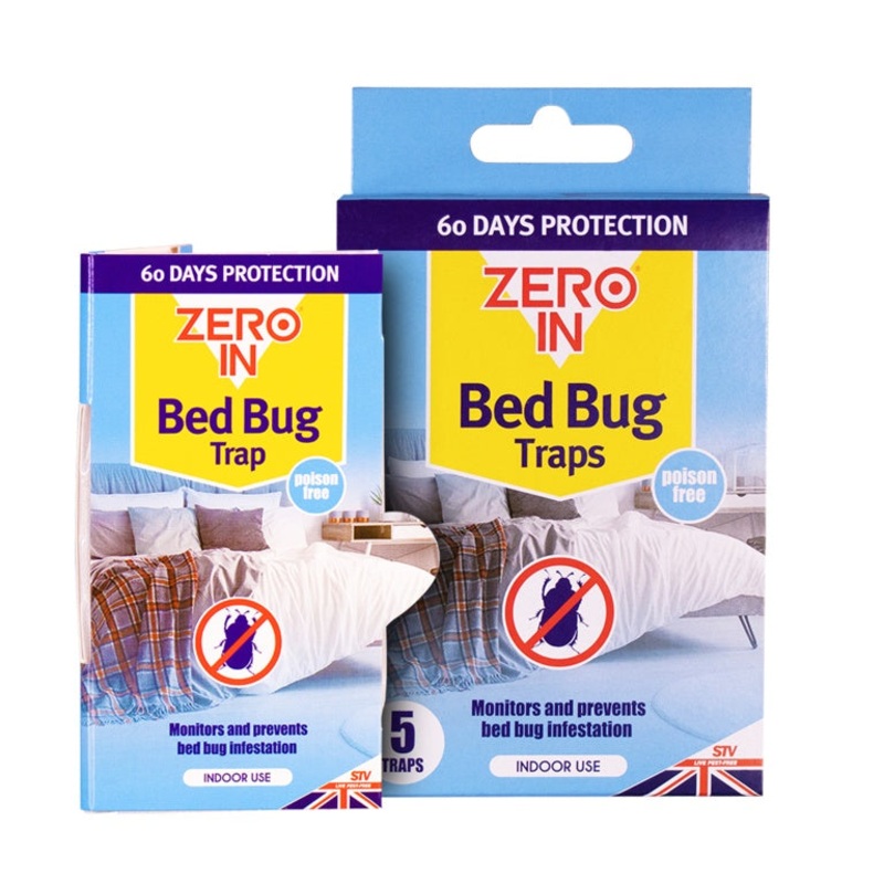 Zero In Bed Bug Traps  3 Pack