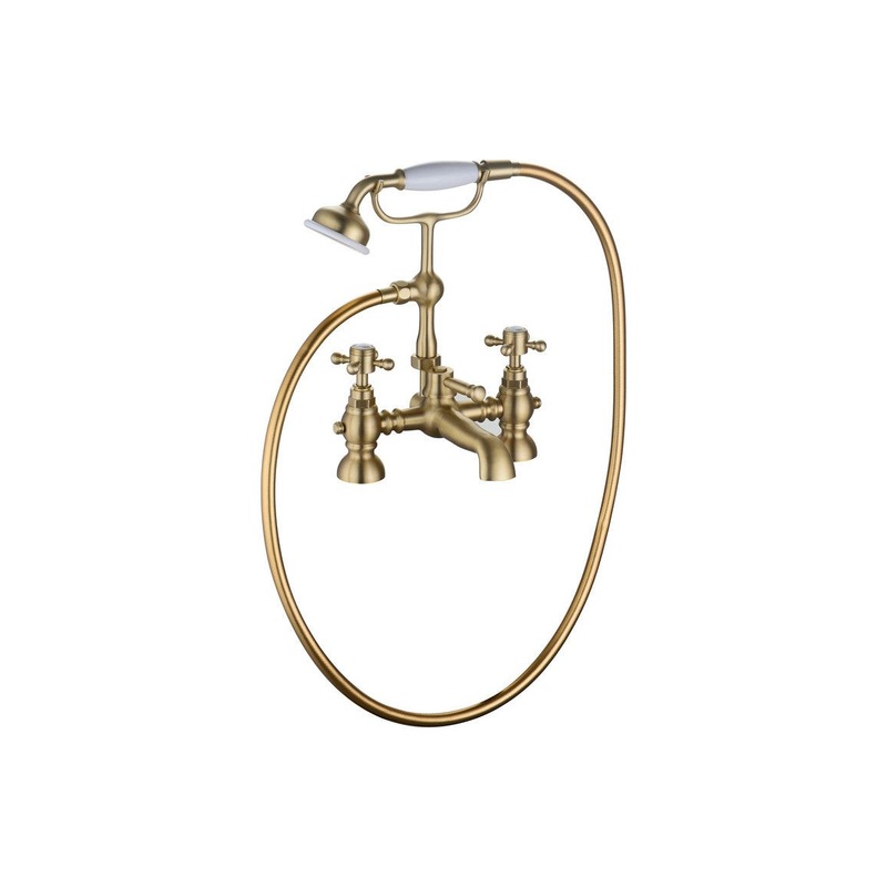 Namdi Bath/Shower Mixer & Shower Kit – Brushed Brass
