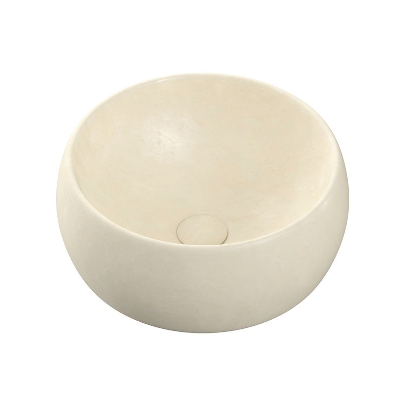 Newi 400mm Ceramic Washbowl – Stone Effect