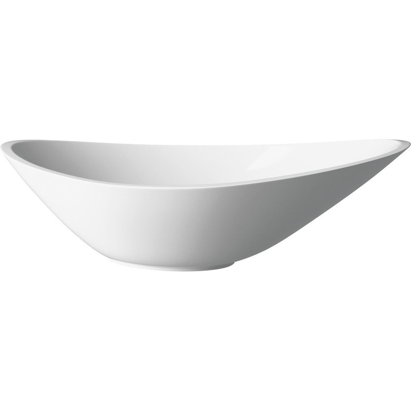 Nibo 564x323mm 0TH Resin Washbowl – White