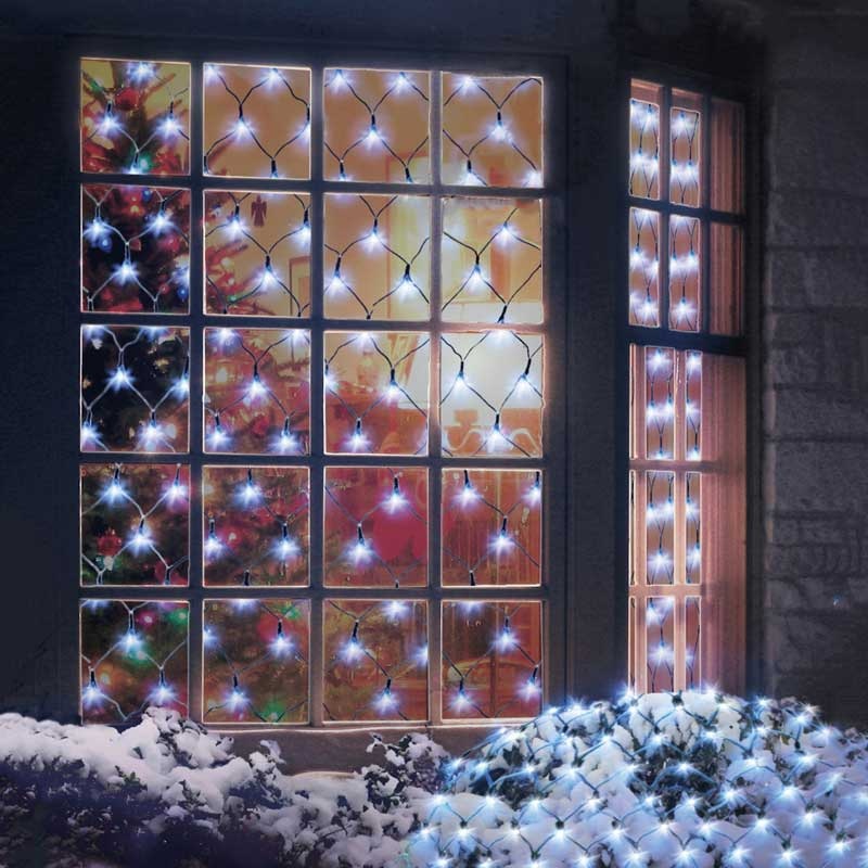 Premier 180 Multi-Action LED Net Lights  White