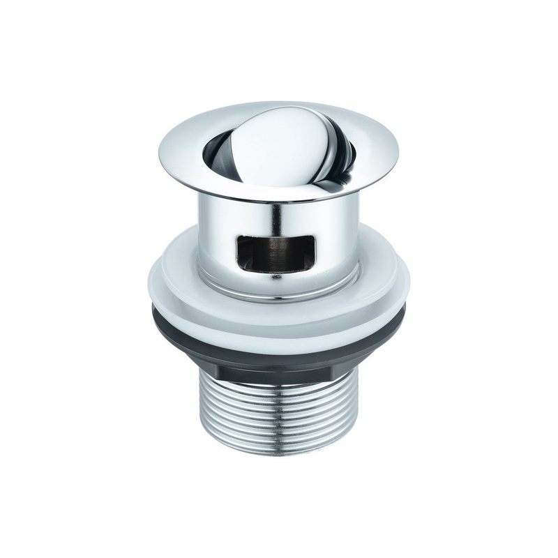 Slotted Flip Plug Basin Waste – Chrome