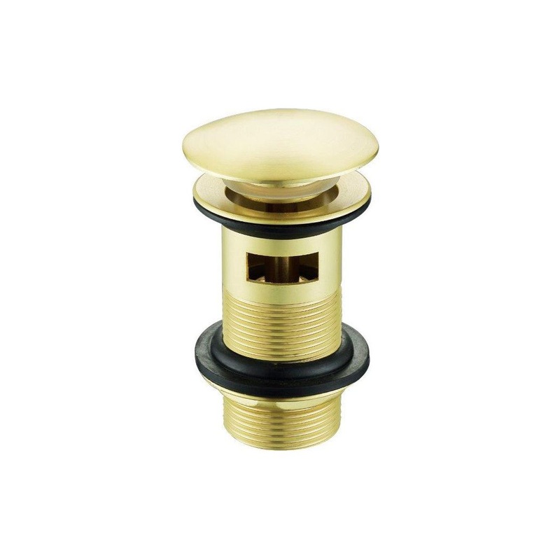 Slotted Mushroom Basin Waste (1 1/4) – Brushed Brass