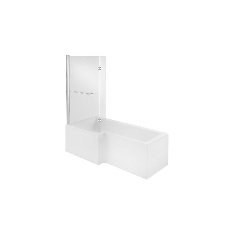 700mm L Shape/P Shape End Panel – White