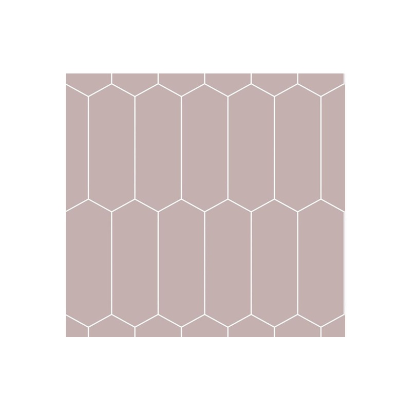 Fibo Urban – Dusky Pink (Elongated Hexagonal)