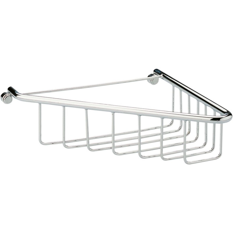 Rockwood 1-Tier Corner Shower Caddy – Chrome