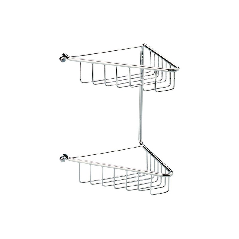 Rockwood 2-Tier Corner Shower Caddy – Chrome