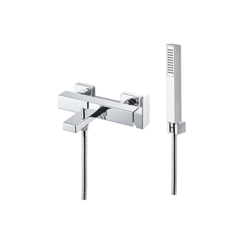 Vema Lys Wall Mounted Bath/Shower Mixer – Chrome