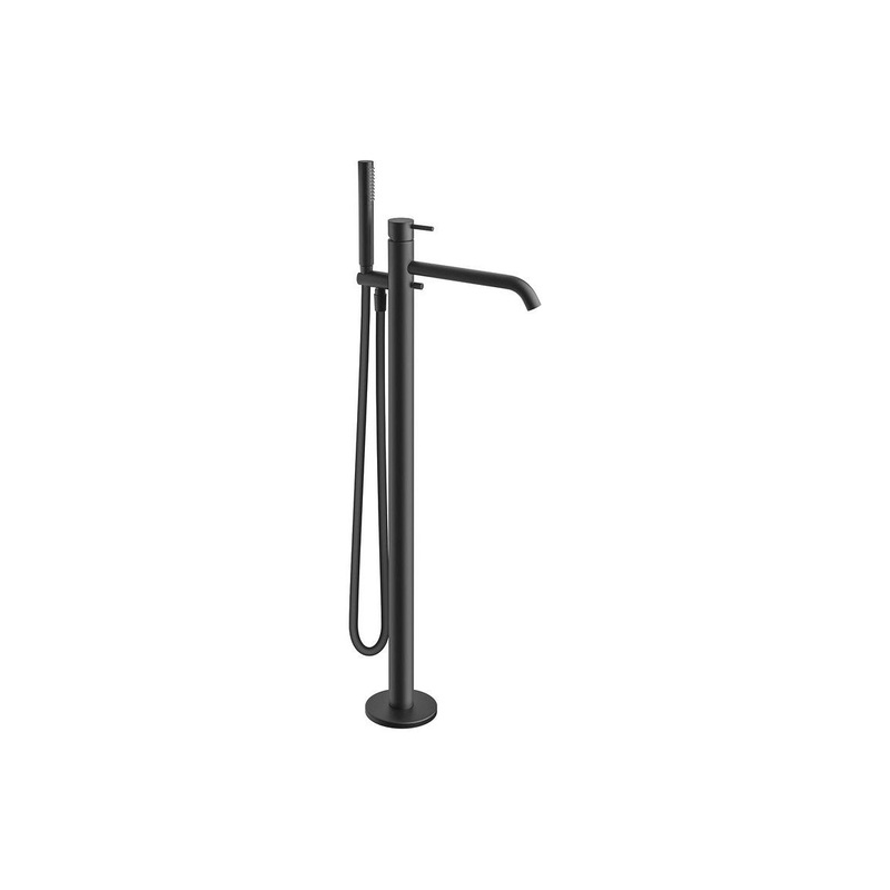 Vema Maira Floor Standing Bath Filler – Matt Black