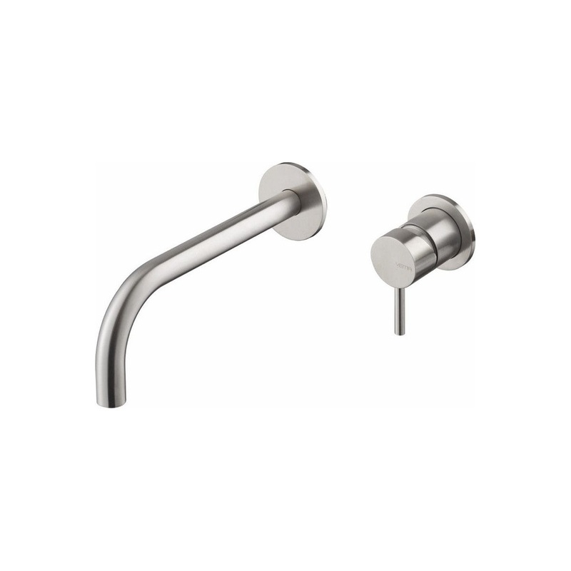 Vema Tiber Wall Mounted Basin Mixer – St/Steel