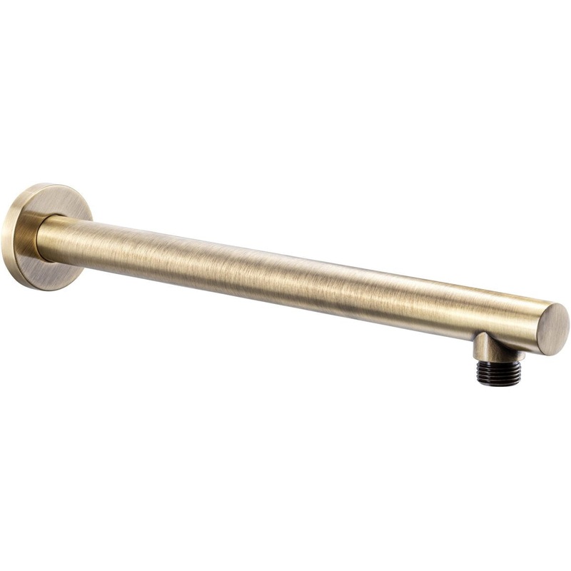 Abode Euphoria Wall Mounted Circular Shower Arm – Antique Brass