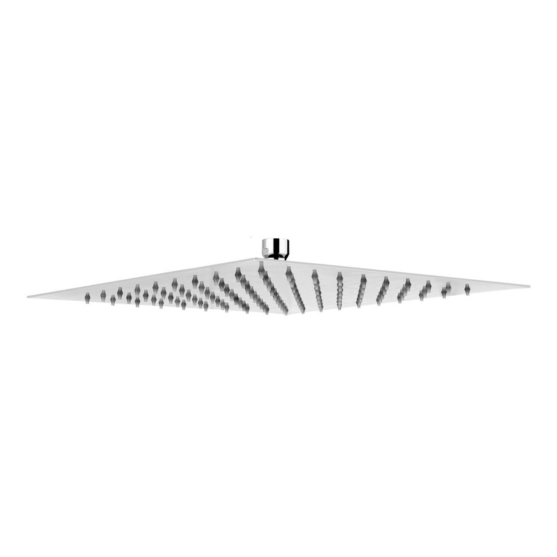 Abode Storm Slimline 300x300x3mm Square Showerhead – St/Steel