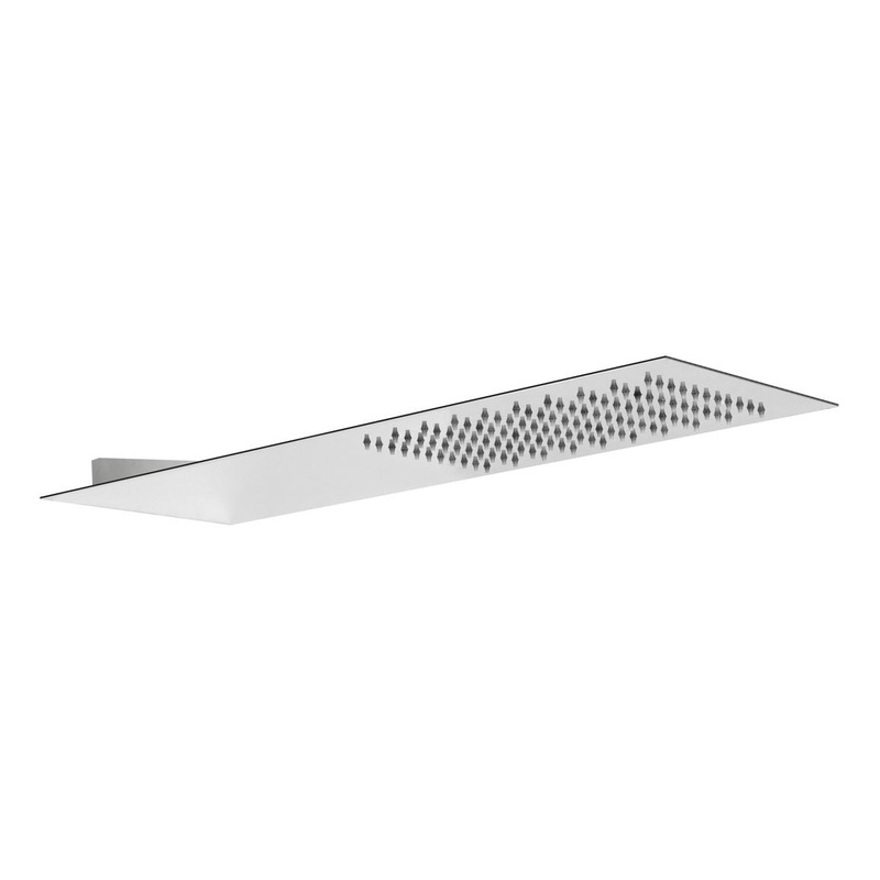 Abode Storm Slimline 3mm Wall Mounted Showerhead – St/Steel
