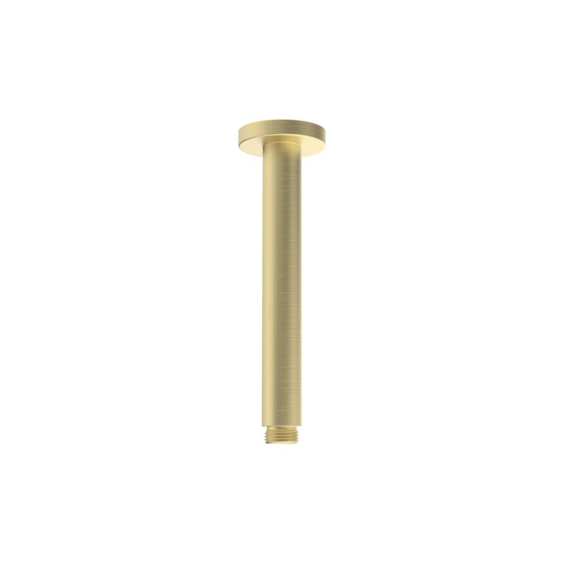 Berry 180mm Round Ceiling Arm – Brushed Brass