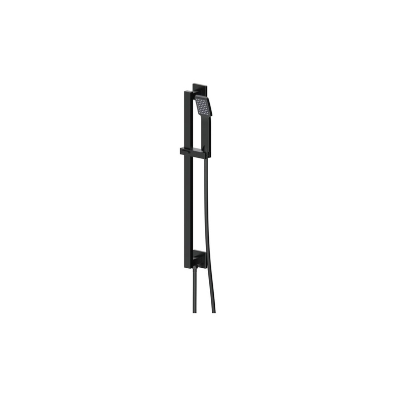 Engleman Square Riser Rail Kit w/Elbow & Handset – Matt Black