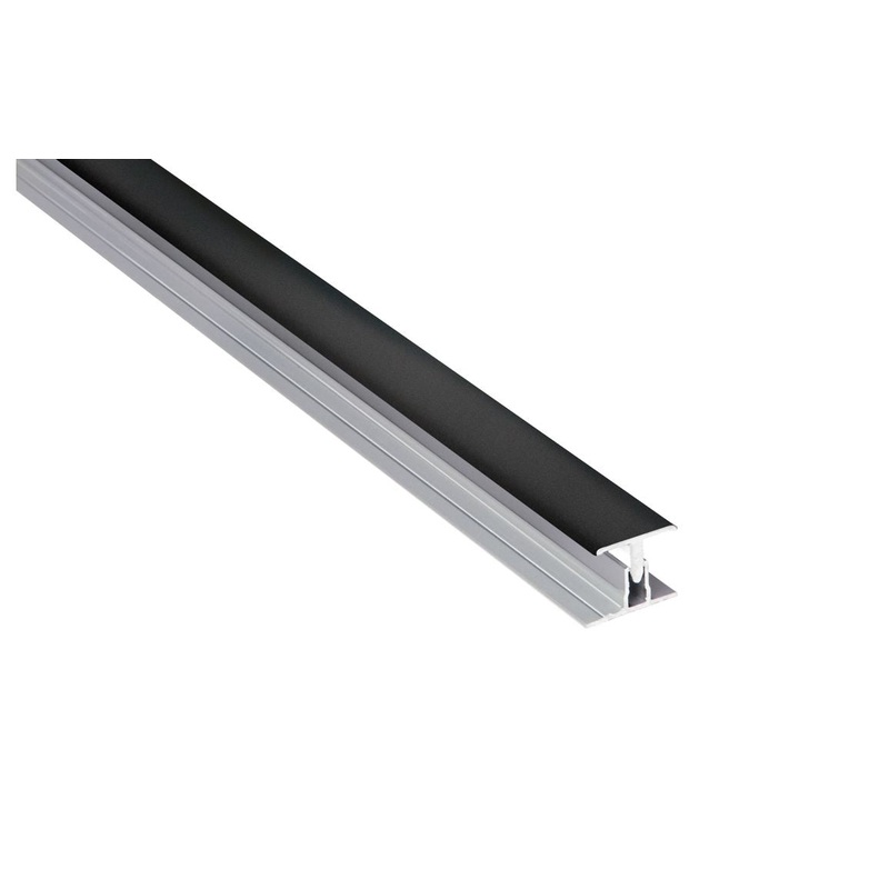 Fibo Black H-Shaped Stacking Profile 2.4m