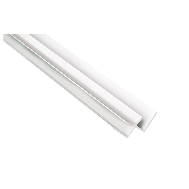 Fibo White PVC Internal Profile 2.4m