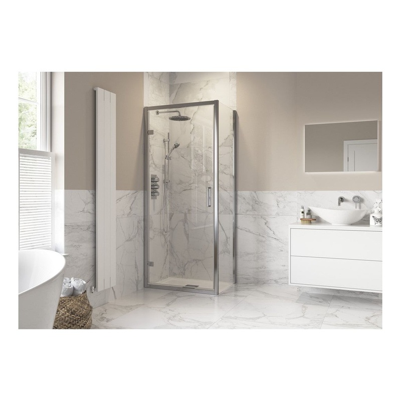 Montague 800mm Hinged Door Side Panel – Chrome