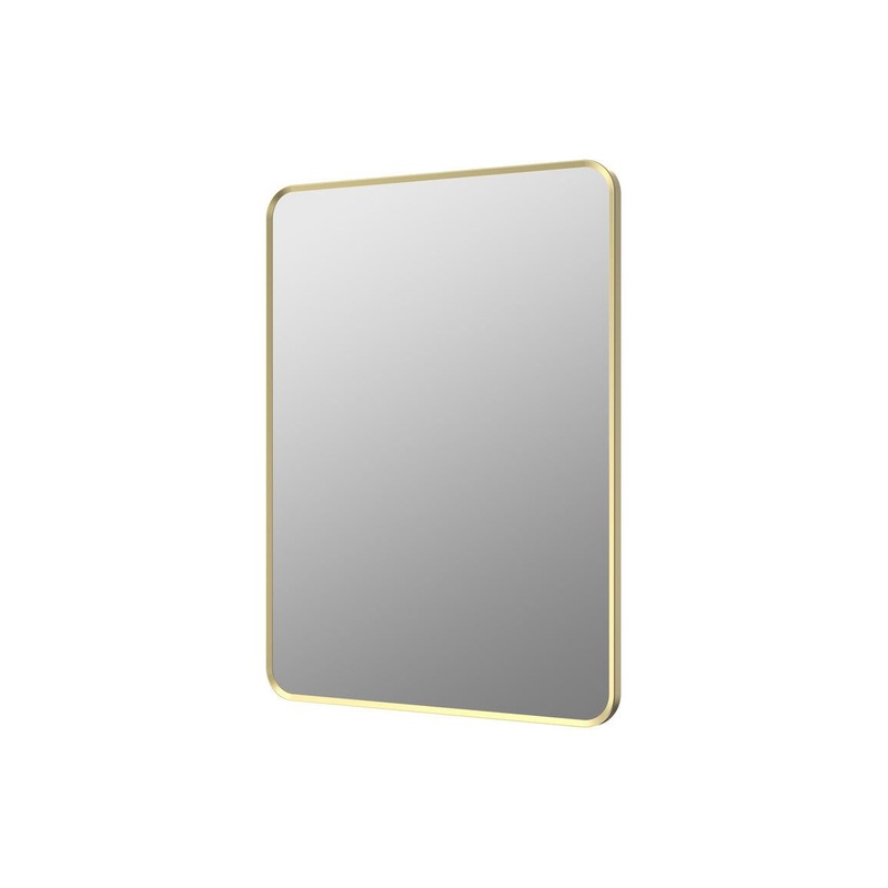 Sangha 600x800mm Rectangle Mirror – Brushed Brass