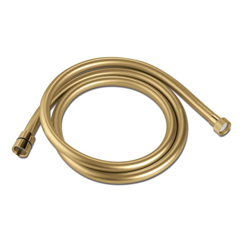 Vema Tiber 1.5m Flexible Hose – Brushed Brass
