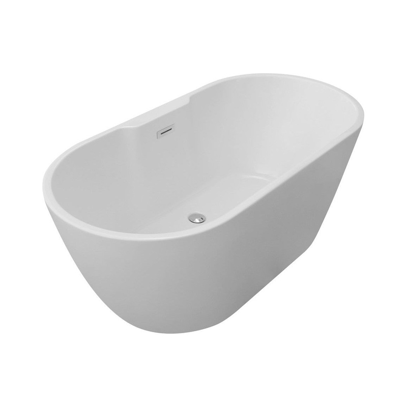 Cuito Freestanding 1550x745x580mm 0TH Bath – White