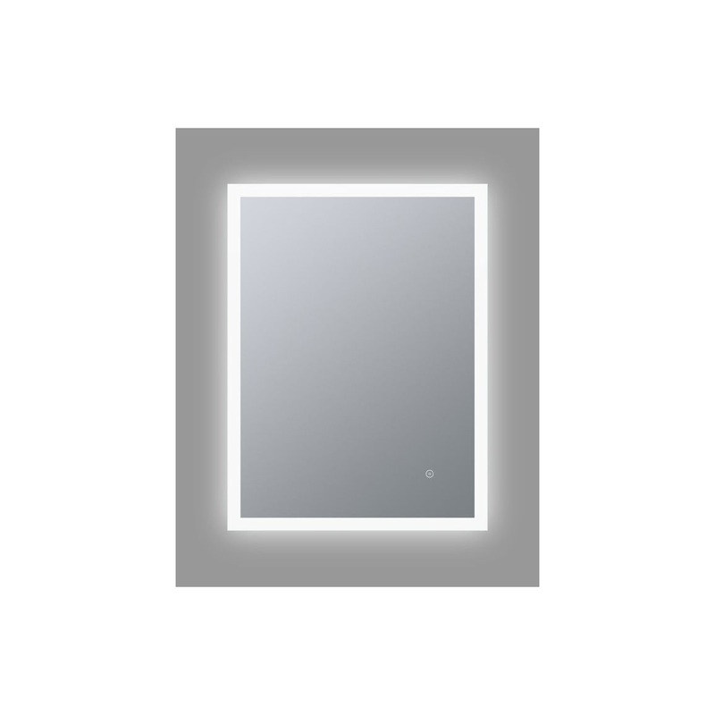 Sefadu 600x800mm Rectangle Edge-Lit LED Mirror