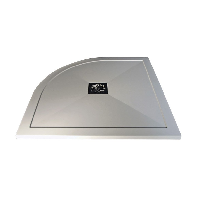 25mm Ultra-Slim 1200mm x 800mm Offset Quadrant Tray & Waste (LH)