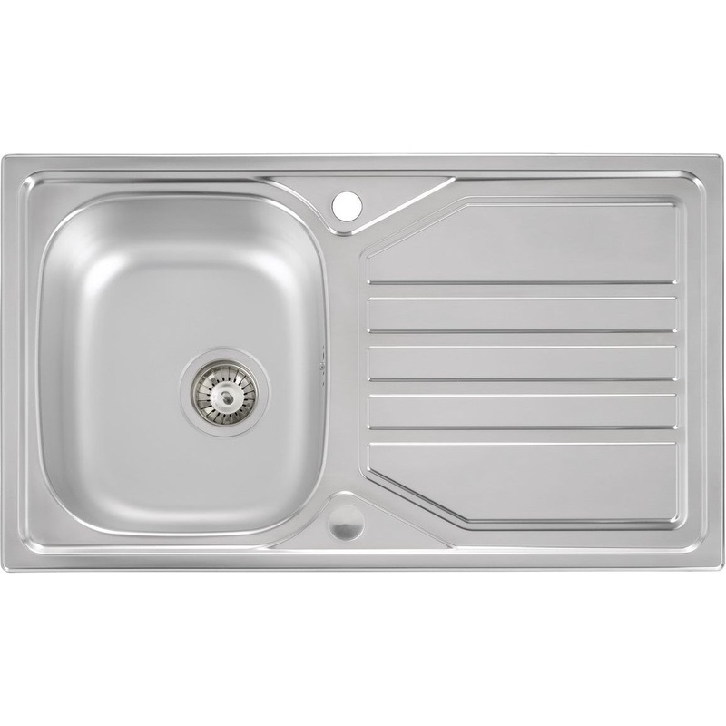 Abode Mikro 1B & Drainer Inset Sink (Boxed inc. waste) – St/Steel