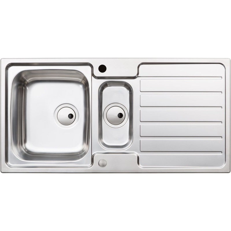 Abode Neron 1.5B & Drainer Inset Sink – St/Steel