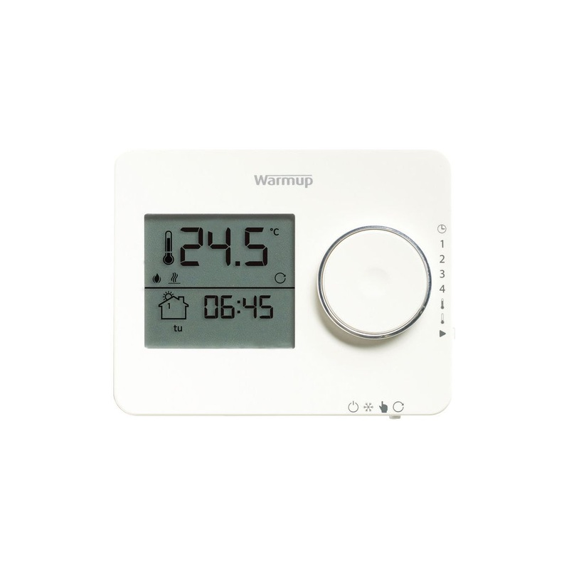 Warmup Tempo Digital Programmable Thermostat – Porcelain White