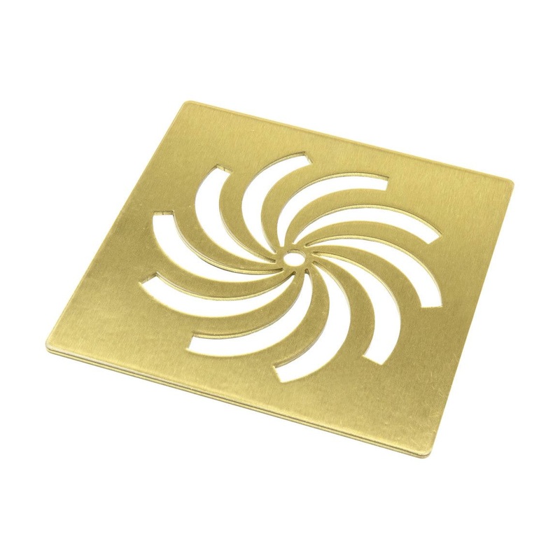 25mm Designer Shower Tray Waste – Brushed Brass
