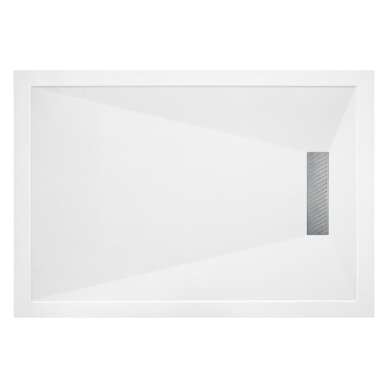 25mm Linear 1600x800mm Slim Rectangular Tray & Waste
