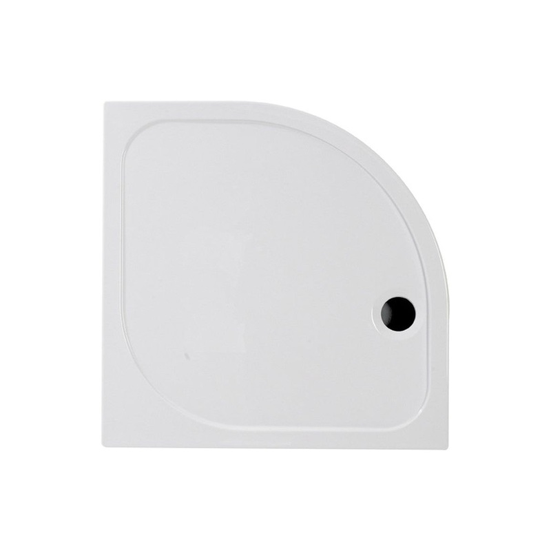 45mm Low Profile 1000x800mm Offset Quadrant Tray & Waste (RH)