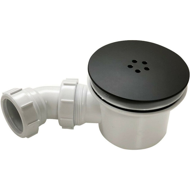 90mm Matt Black Tray Waste