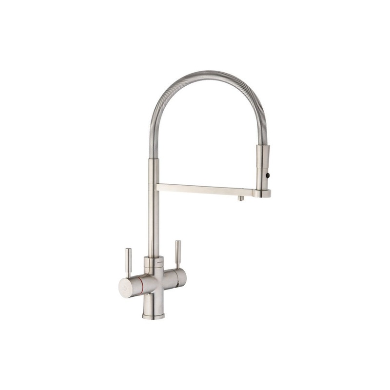 Abode 3 IN 1 Professional Monobloc Tap – Brushed Nickel