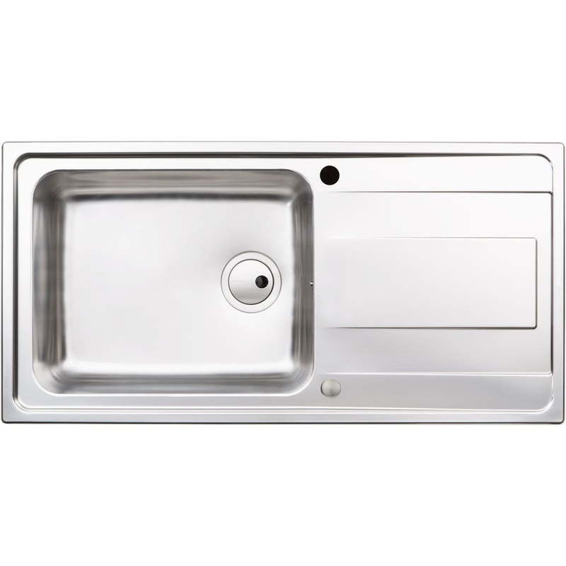 Abode Ixis 1B & Drainer Inset Sink – St/Steel