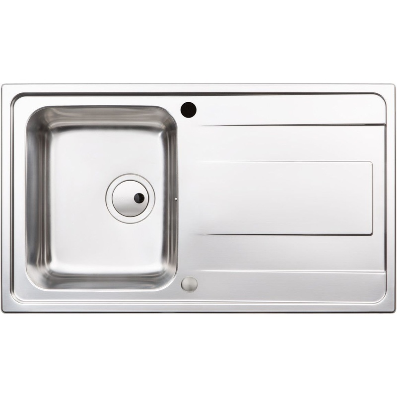 Abode Ixis Compact 1B & Drainer Inset Sink – St/Steel