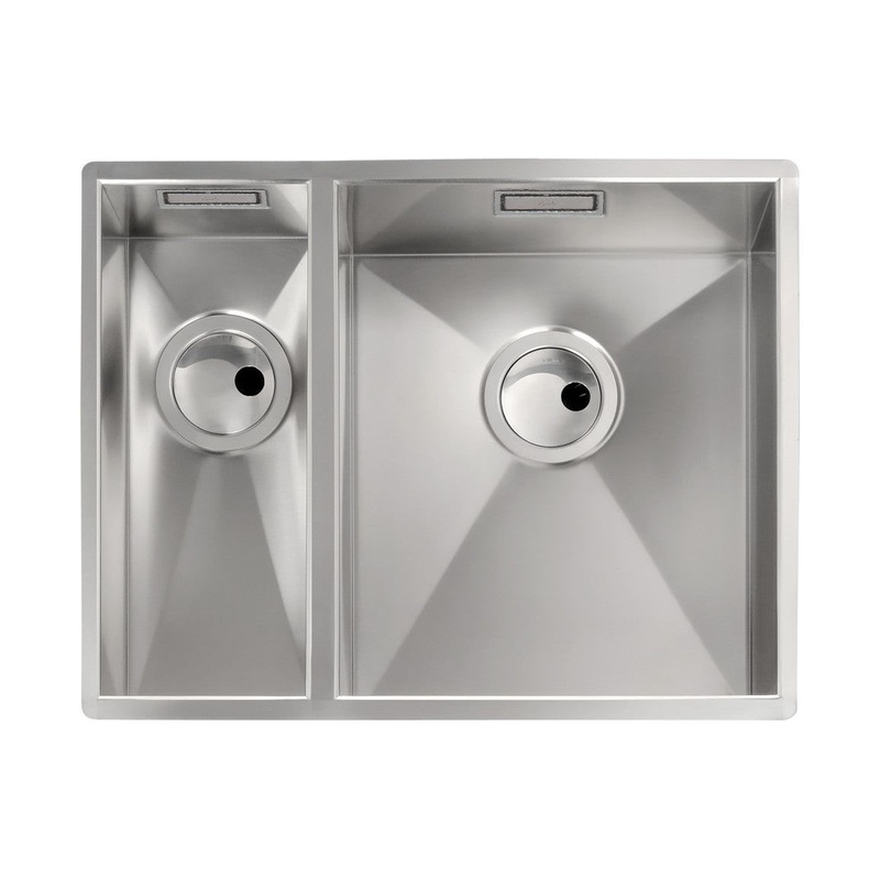 Abode Matrix R0 1.5B RHMB Undermount Sink – Brushed Steel